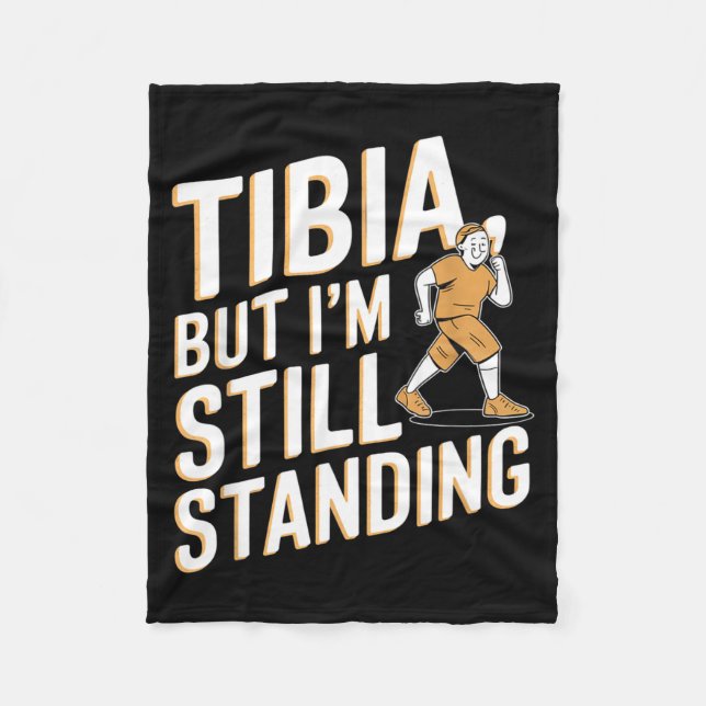 Couverture Polaire Funny Anatomy Going Tibia Okay Broken Leg Gift For (Devant)