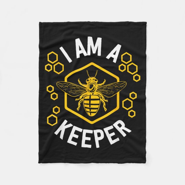 Couverture Polaire Funny Beekeeper Shirt Men Women I Am A Keeper Beek (Devant)