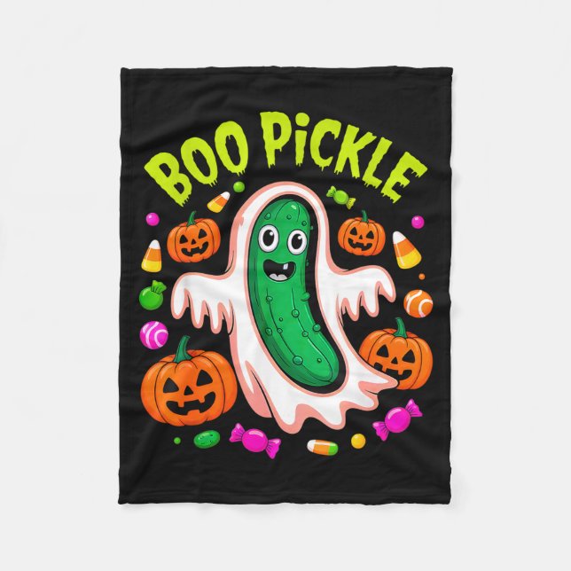 Couverture Polaire Funny Boo Ckle Halloween Party Costume Soky  (Devant)