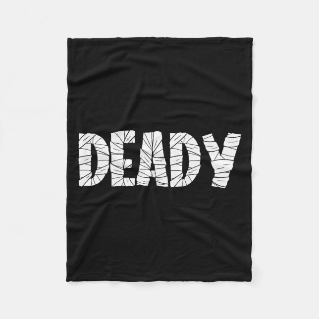 Couverture Polaire Funny Dad Halloween Deady Mummy Halloween Matching (Devant)
