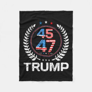 Couverture Polaire Funny Daddy's Home Trump Noël Pajamas de Noël (o