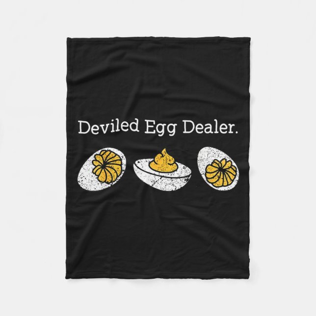 Couverture Polaire Funny Deviled Egg Er Thanksgiving  (Devant)