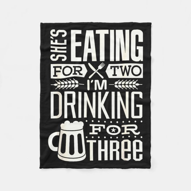 Couverture Polaire Funny Expecting Dad Shirt For Pregnancy New Dad Fa (Devant)