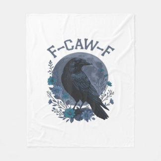 Couverture Polaire Funny F-Caw-F Raven Bird F-Caw-F Crow Classic