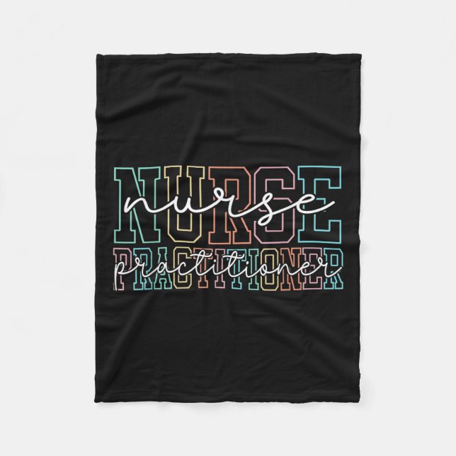Couverture Polaire Funny Family Nurse Practitioner Np Nursing Day Nur (Devant)