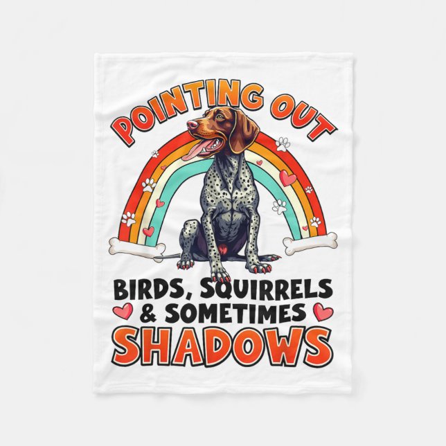 Couverture Polaire Funny German Shorthaired Inter Design For Dog Love (Devant)