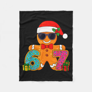 Couverture Polaire Funny Gingerbread Six Seven 67 Ice Cream Drip Chri