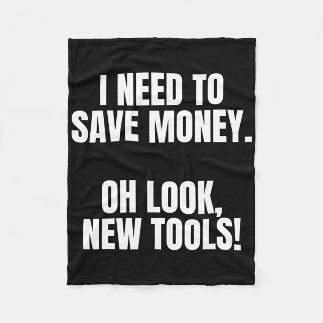 Couverture Polaire Funny Handyman Dad Humor Oh Look, New Tools  (Devant)