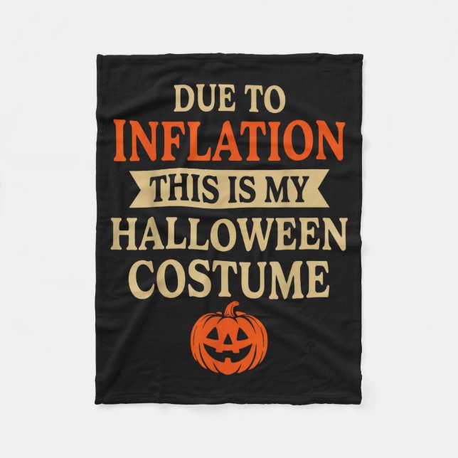 Couverture Polaire Funny Inflation Halloween Costume Couple Matching  (Devant)