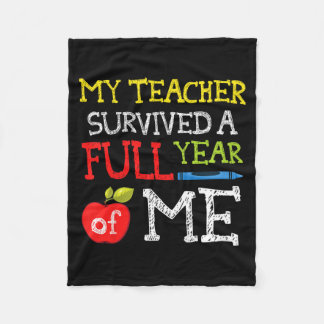 Couverture Polaire Funny Last Day of School Shirt for Boys Girls