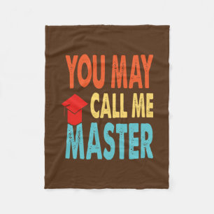 Couverture Polaire Funny Masters Degree Designs For Men Women MBA