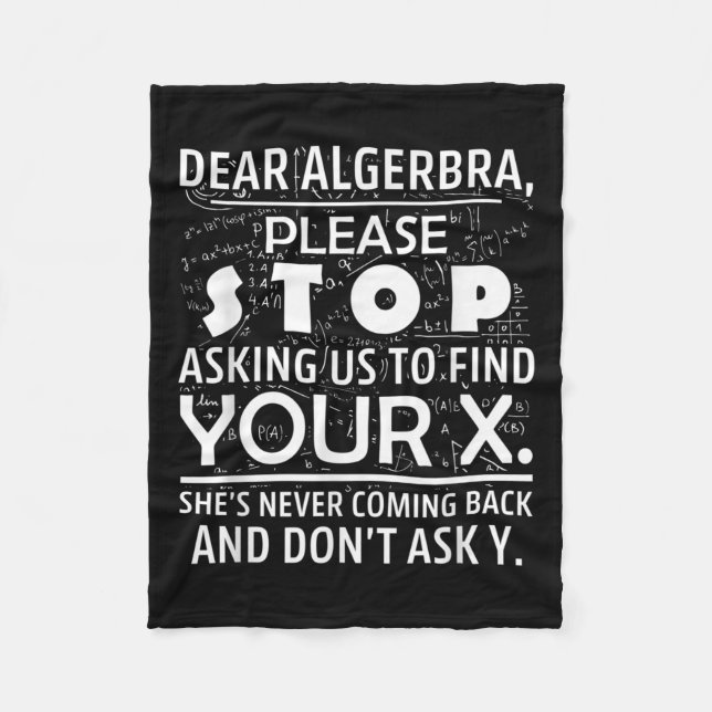 Couverture Polaire Funny Math For Math Lovers Nerd Nerdy Hilarious De (Devant)