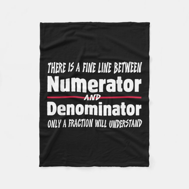 Couverture Polaire Funny Math Teacher Joke Men Women Fun Student Quot (Devant)