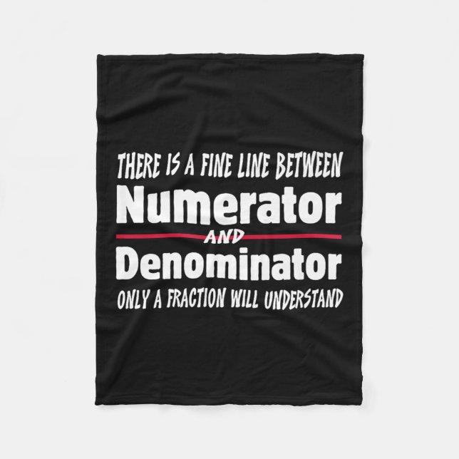 Couverture Polaire Funny Math Teacher Joke Men Women Fun Student Quot (Devant)