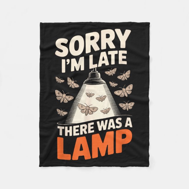 Couverture Polaire Funny Moth Collector Collecting Ledopterology Men  (Devant)