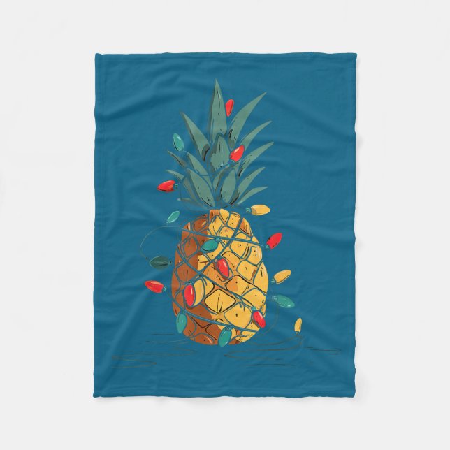 Couverture Polaire Funny Ne Christmas Graphics Lights Lover  (Devant)