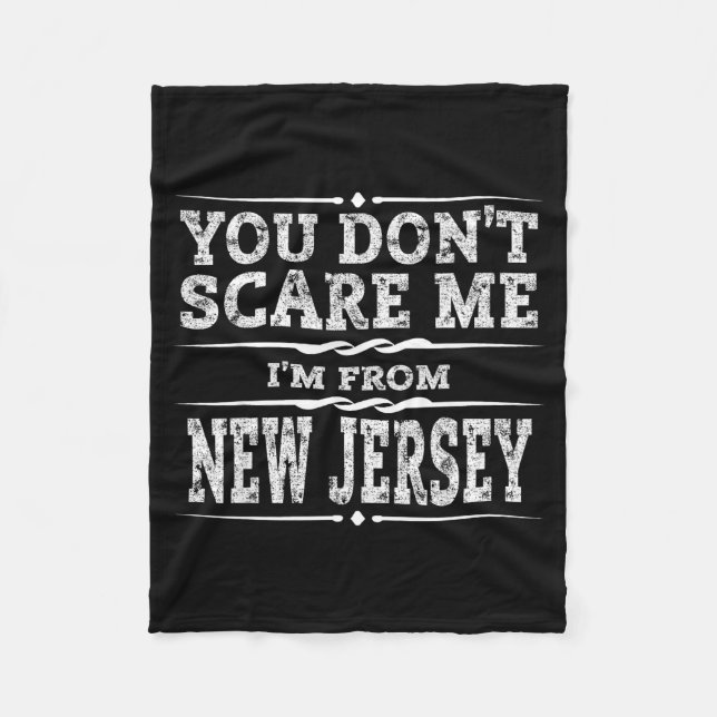 Couverture Polaire Funny New Jersey Home Garden State Gift  (Devant)