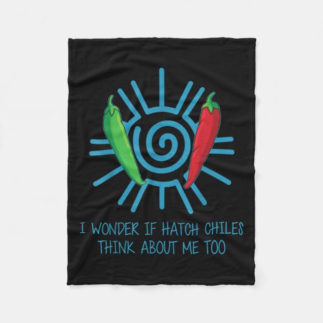 Couverture Polaire Funny New Mexico Peppers Hatch Chili  (Devant)