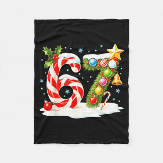 Couverture Polaire Funny Nice Naughty 6 7 Christmas 67 Meme Xmas Boys