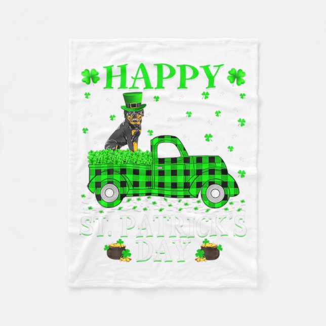 Couverture Polaire Funny On A Diet And Irish St Patricks Day Shamrock (Devant)