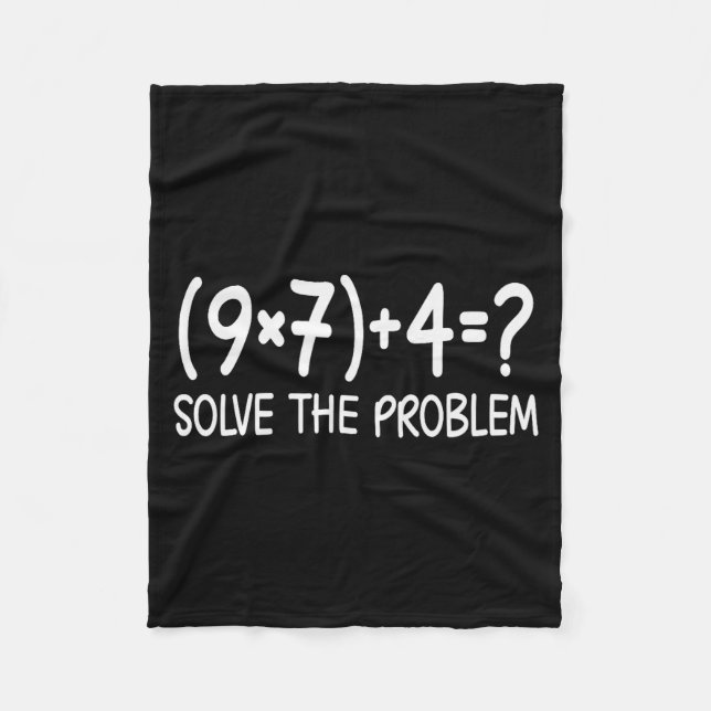 Couverture Polaire Funny Pemdas Elementary Math Teacher Brainrot 67 M (Devant)