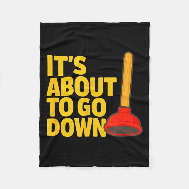 Couverture Polaire Funny Plumber Art Plumber Pefitters Plunger Humor  (Devant)