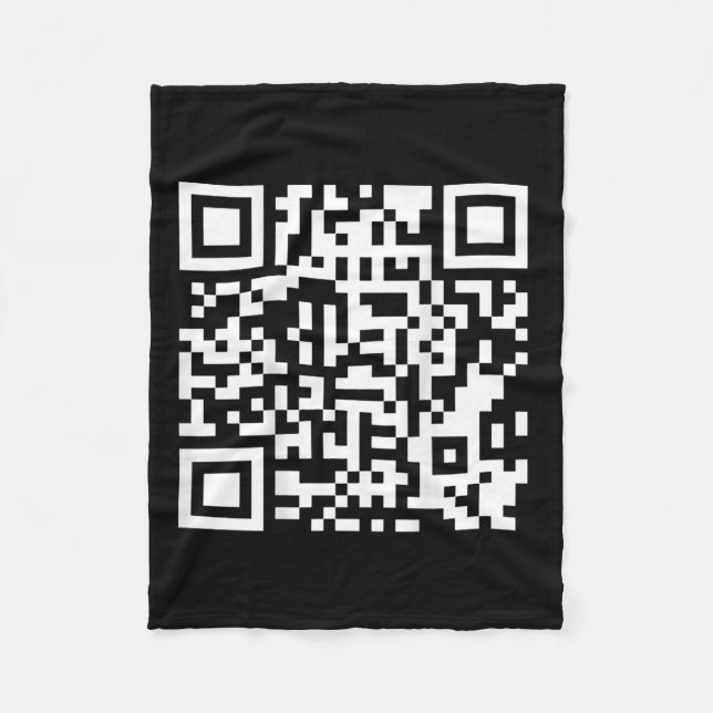 Couverture Polaire Funny Qr President Trump Dance Code (sur Byck) 5 (Devant)