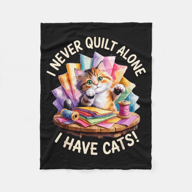 Couverture Polaire Funny Quilting Art For Men Women Quilt Lover Sewin (Devant)