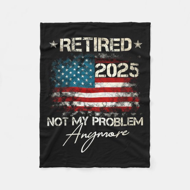 Couverture Polaire Funny Retirement For Dad Men Women. Uni Retired 20 (Devant)