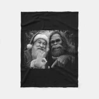 Couverture Polaire Funny Sasquatch Bigfoot Santa Six Seven 6 7 Meme C
