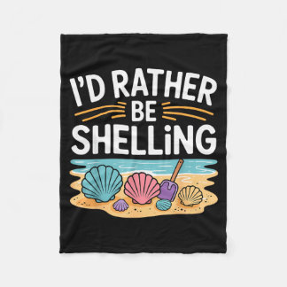 Couverture Polaire Funny Seashell Design For Men Women Sea Shell Seas