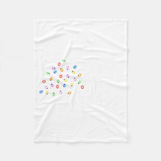 Couverture Polaire Funny Shine Bright Like A Call Light Christmas Pca (Devant)