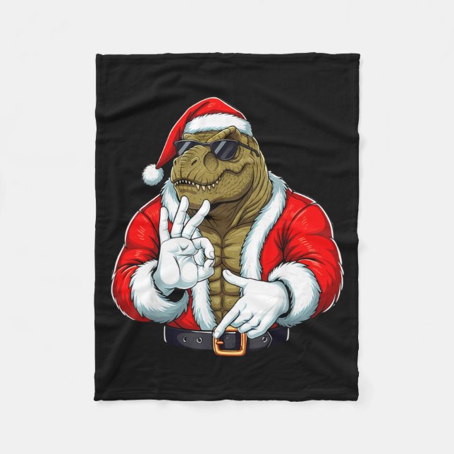 Couverture Polaire Funny Six Seven 67 Meme T-rex Christmas Men Boys T (Devant)