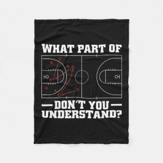 Couverture Polaire Funny Sketll Coach For Men Women Tactic Diagram Bo