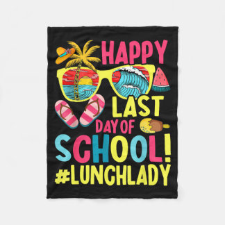 Couverture Polaire Funny Summer Teacher Happy Last Day Of School
