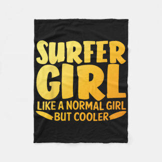 Couverture Polaire Funny Surfer Girl Design For Women Mom Surf Surfin