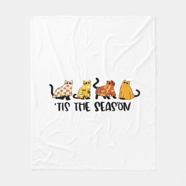 Couverture Polaire Funny Tis The Season Spooky Halloween Costume (Devant)