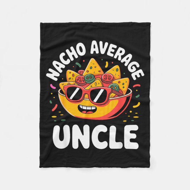 Couverture Polaire Funny Uncle Design For Uncle Men First Time Uncle  (Devant)