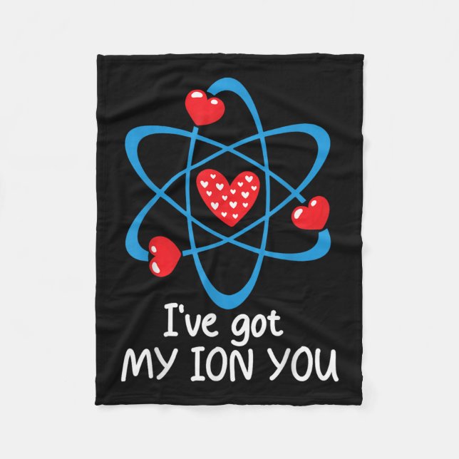 Couverture Polaire Funny Valentines Jour Professeur de sciences Ive J (Devant)