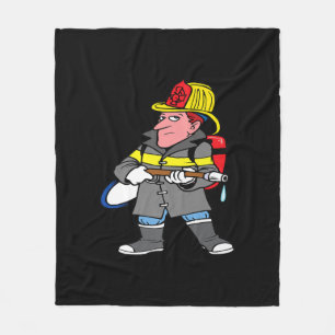 Couverture Polaire Futur Pompier Hose Veste et Secourt casque