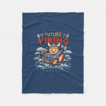 Futur Viking Drôle Plaid en Molleton Norvégien