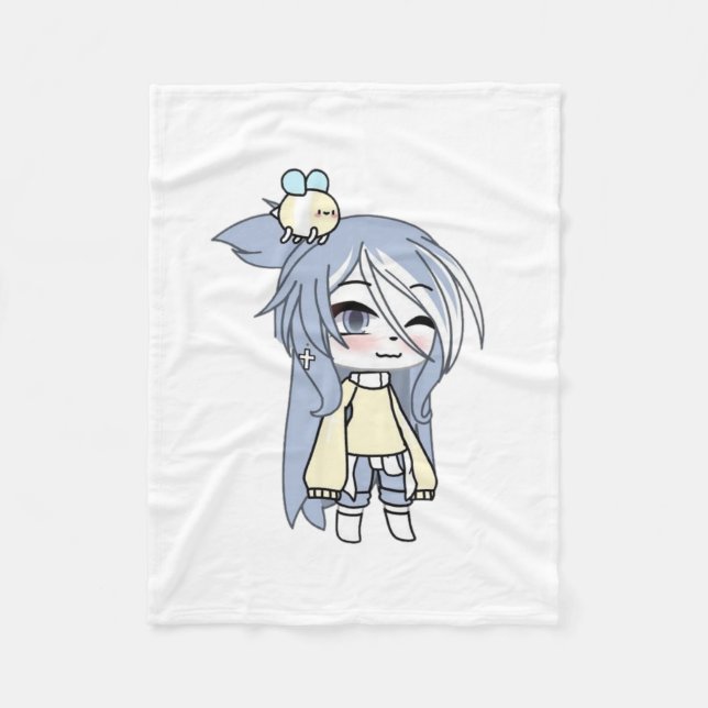 Couverture Polaire gacha, gachalife, gachaclub, jeu, animation, migno (Devant)