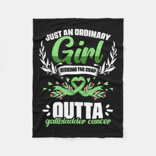 Couverture Polaire Gallbladder Cancer Girl Bile Duct Cancer Gallbladd