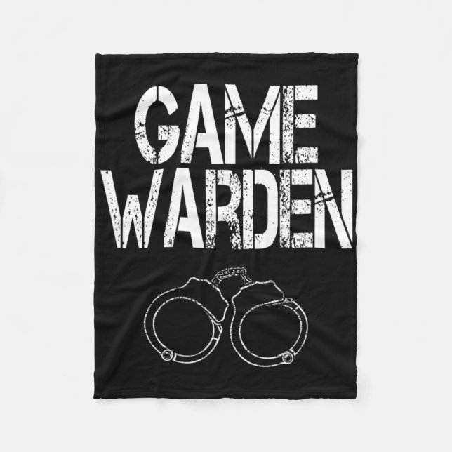 Couverture Polaire Game Warden menottes Lazy Costume Halloween (Devant)