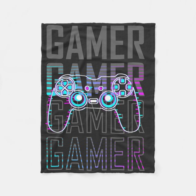 Couverture Polaire Gamer With Controller (Devant)