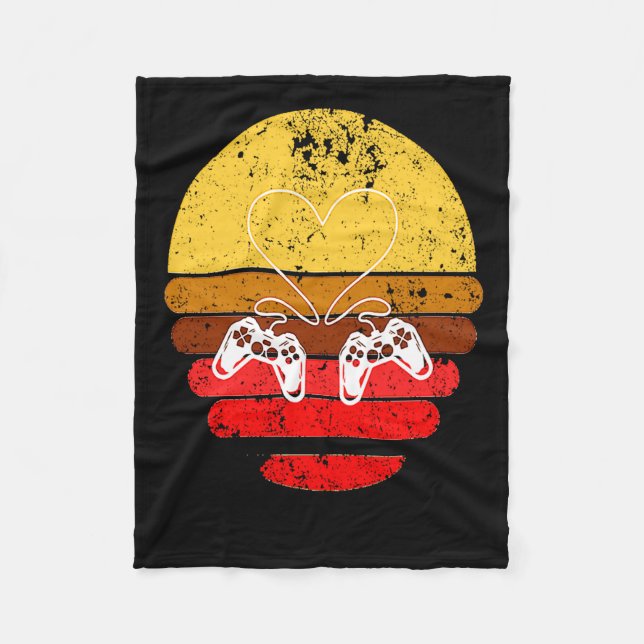 Couverture Polaire Gamers Valentine Valentines Day For Gamers 1  (Devant)