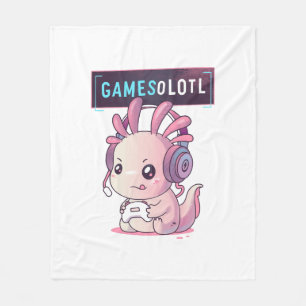 Couverture Polaire Gamesolotl - Axolotl Gamer