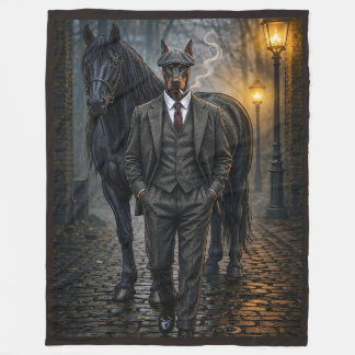 Couverture Polaire Gangster Doberman