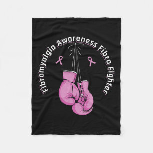 Couverture Polaire Gants de boxe de sensibilisation Fibro chasseur