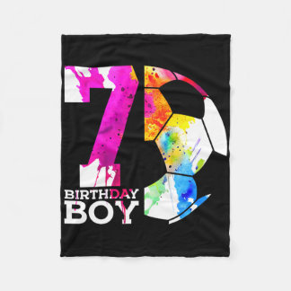 Couverture Polaire Garçons 7 Ans Anniversaire Garçon Football 7 Ans